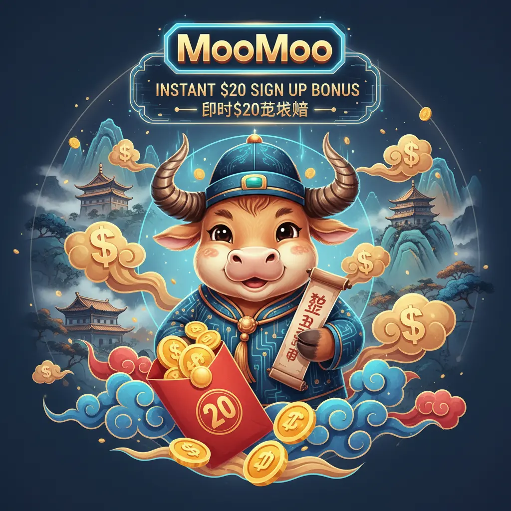 instant $20 sign up bonus - MooMoo