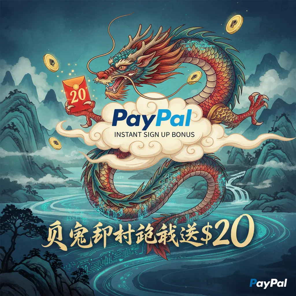 instant $20 sign up bonus - PayPal